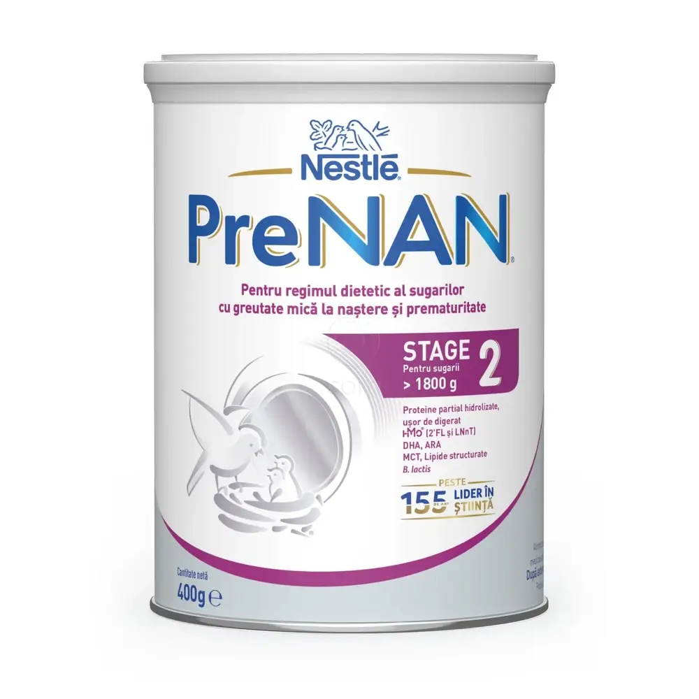 PreNAN, mleko za nedonošenčke in dojenčke z nizko porodno težo (400 g)