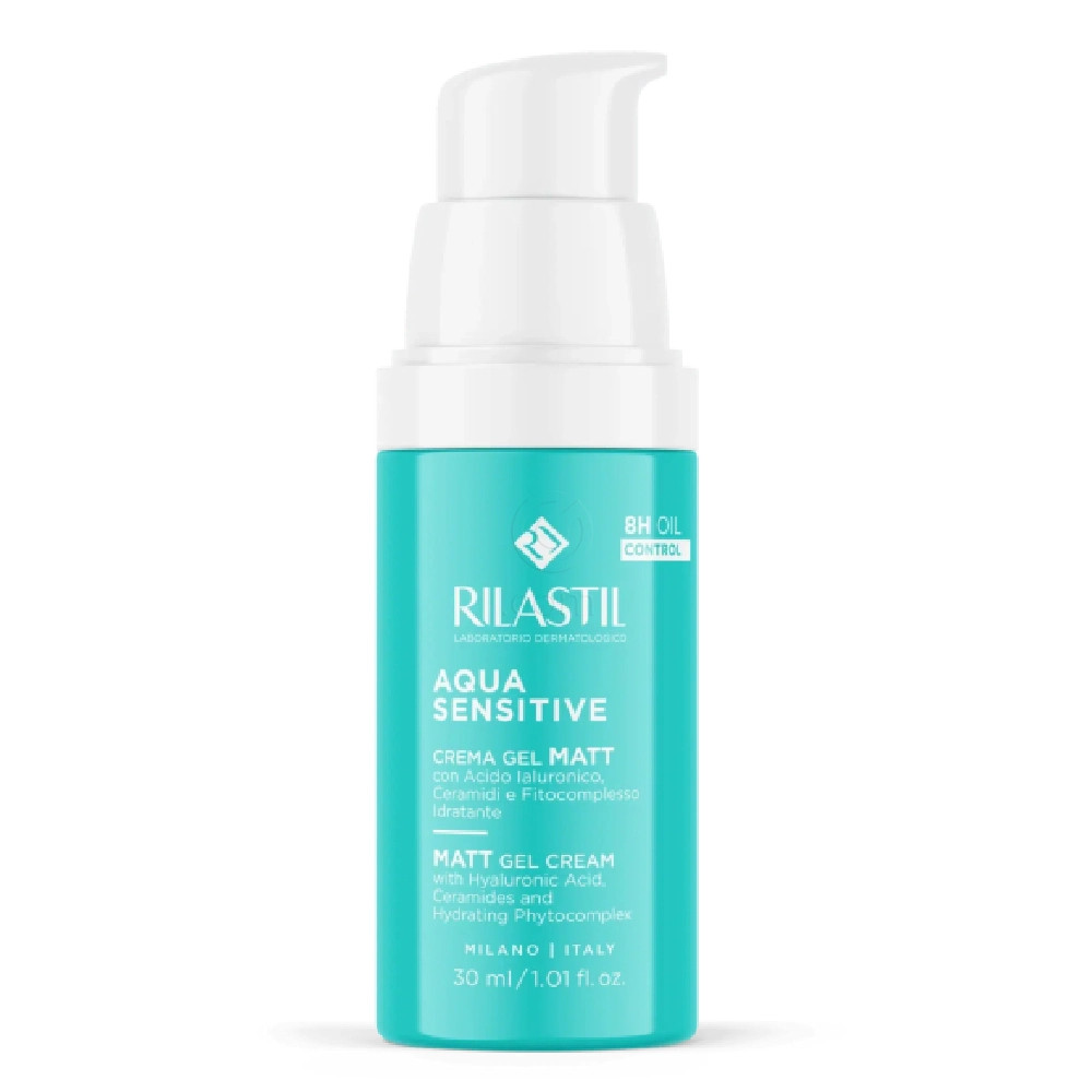 Rilastil Aqua Sensitive Matt, matirajoča krema za mešano in občutljivo kožo (30 ml)