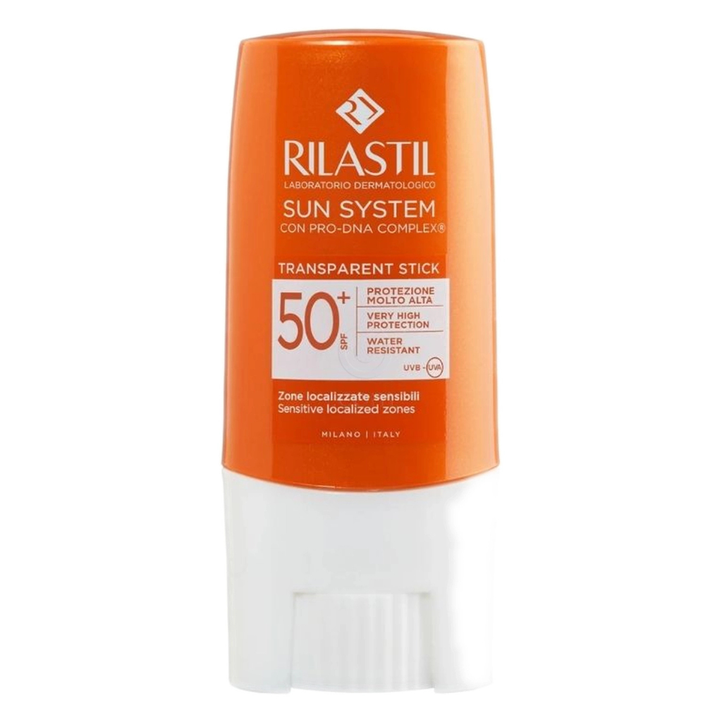Rilastil Sun System, transparentni stik - ZF50+ (8,5 ml)