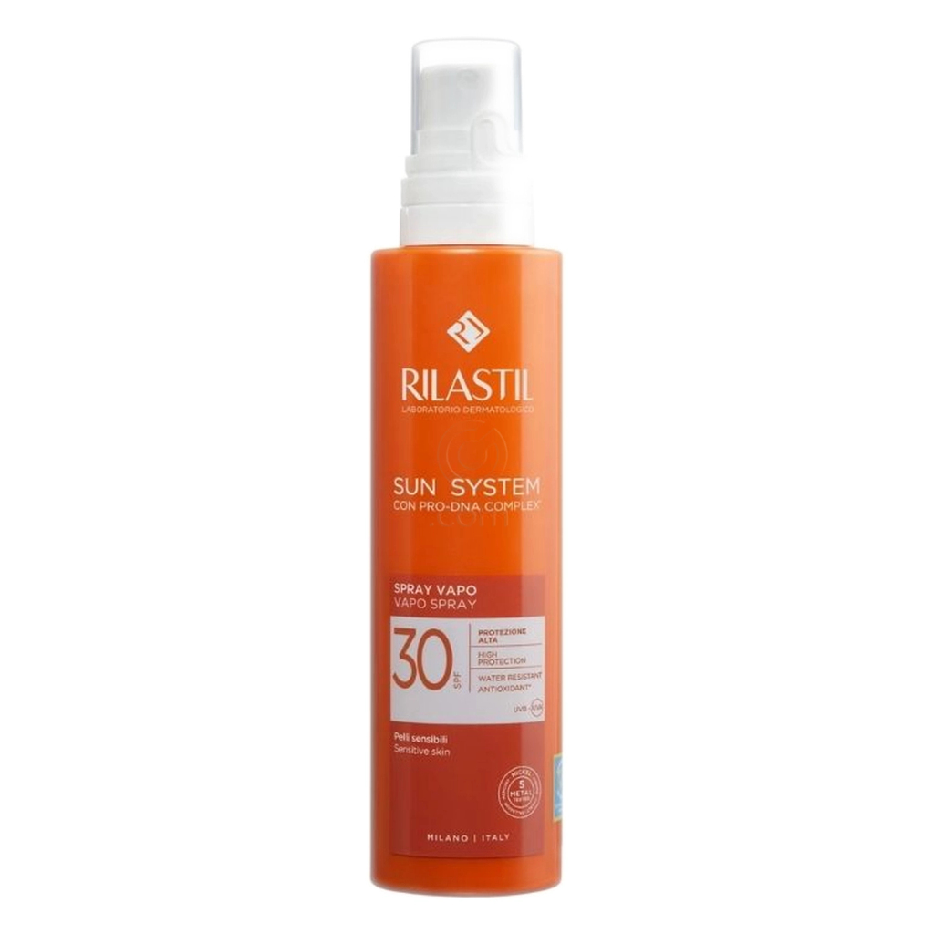 Rilastil Sun System, pršilo za telo za zaščito pred soncem - ZF 30 (200 ml)