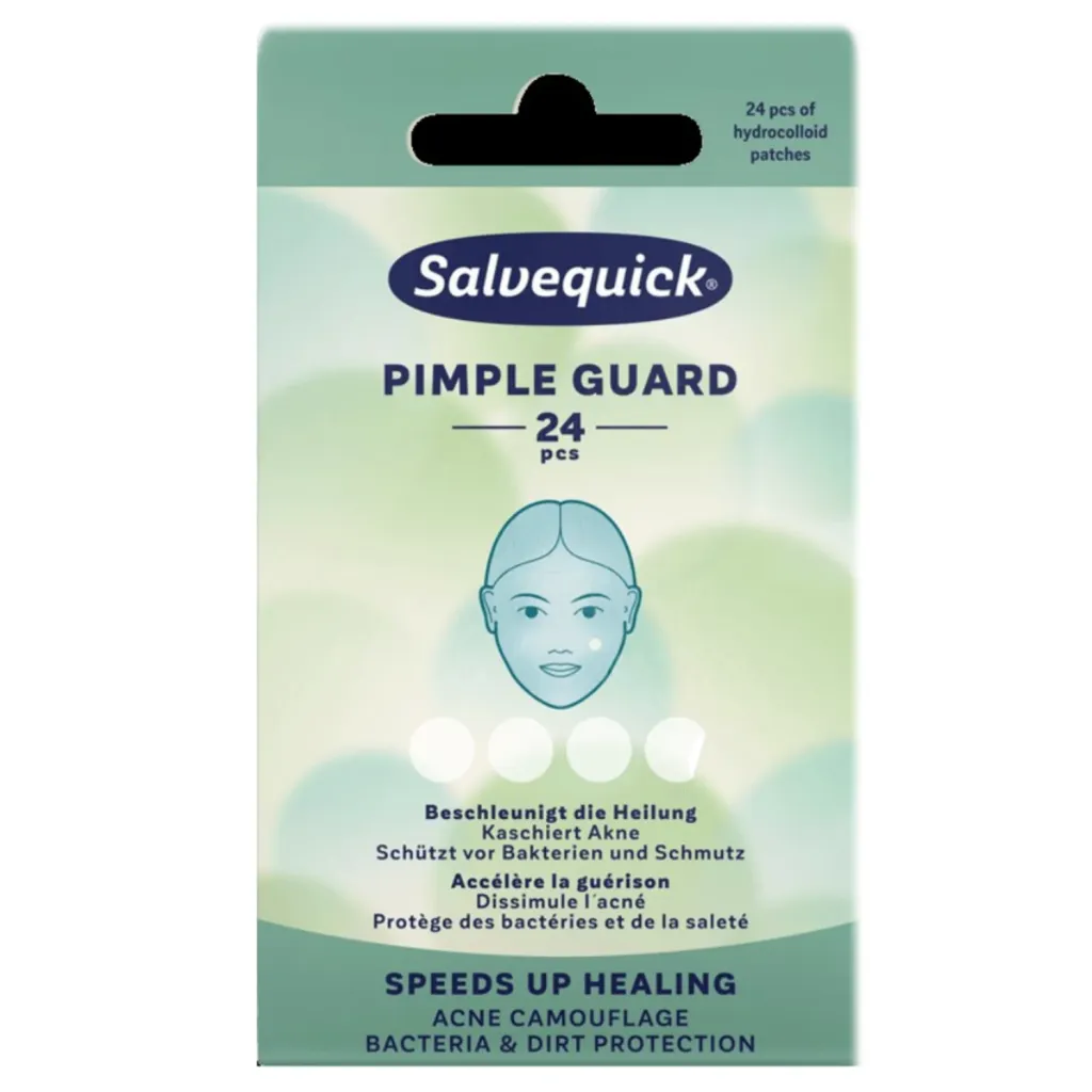 Salvequick Pimple Guard, hidrokoloidni obliži za mozolje (24 kosov)