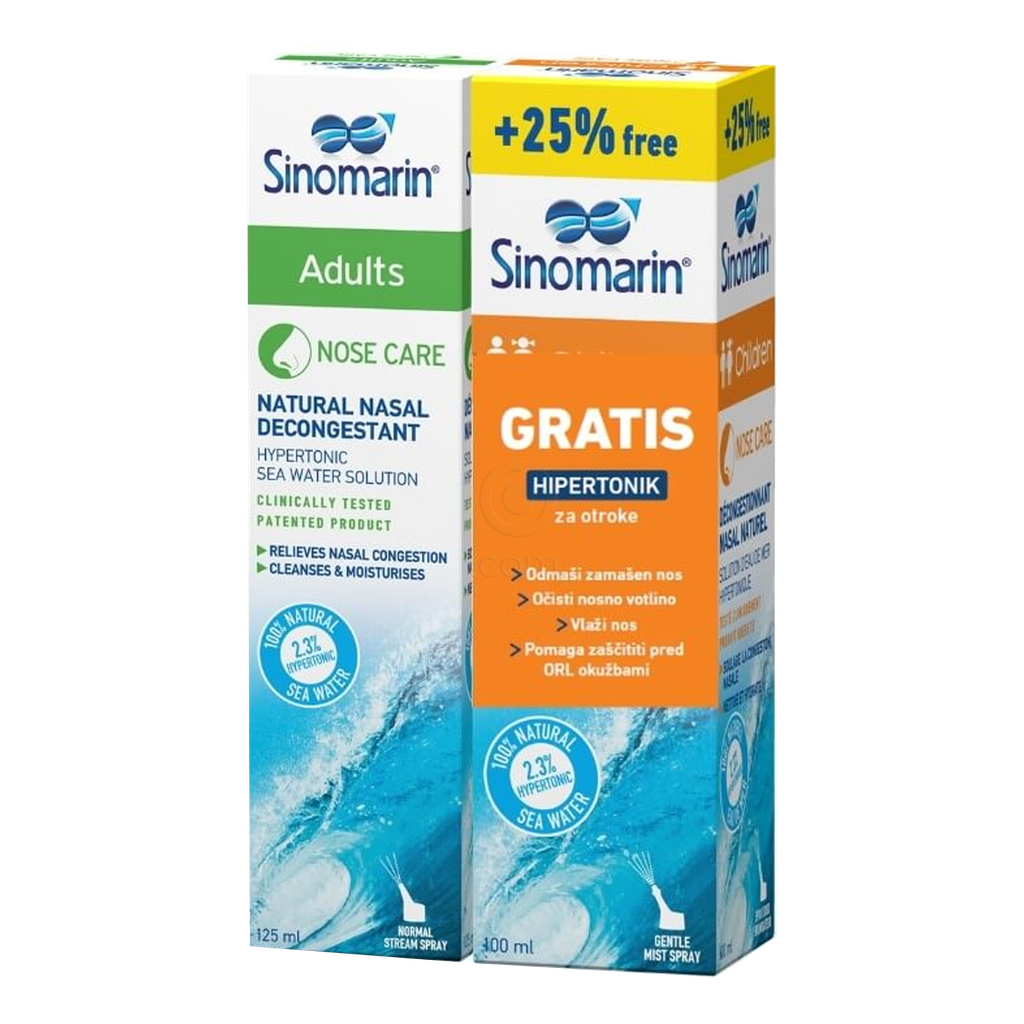Sinomarin Odrasli, hipertonično pršilo (125 ml)