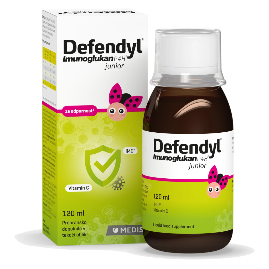 Defendyl-Imunoglukan P4H junior, tekočina (120 ml)