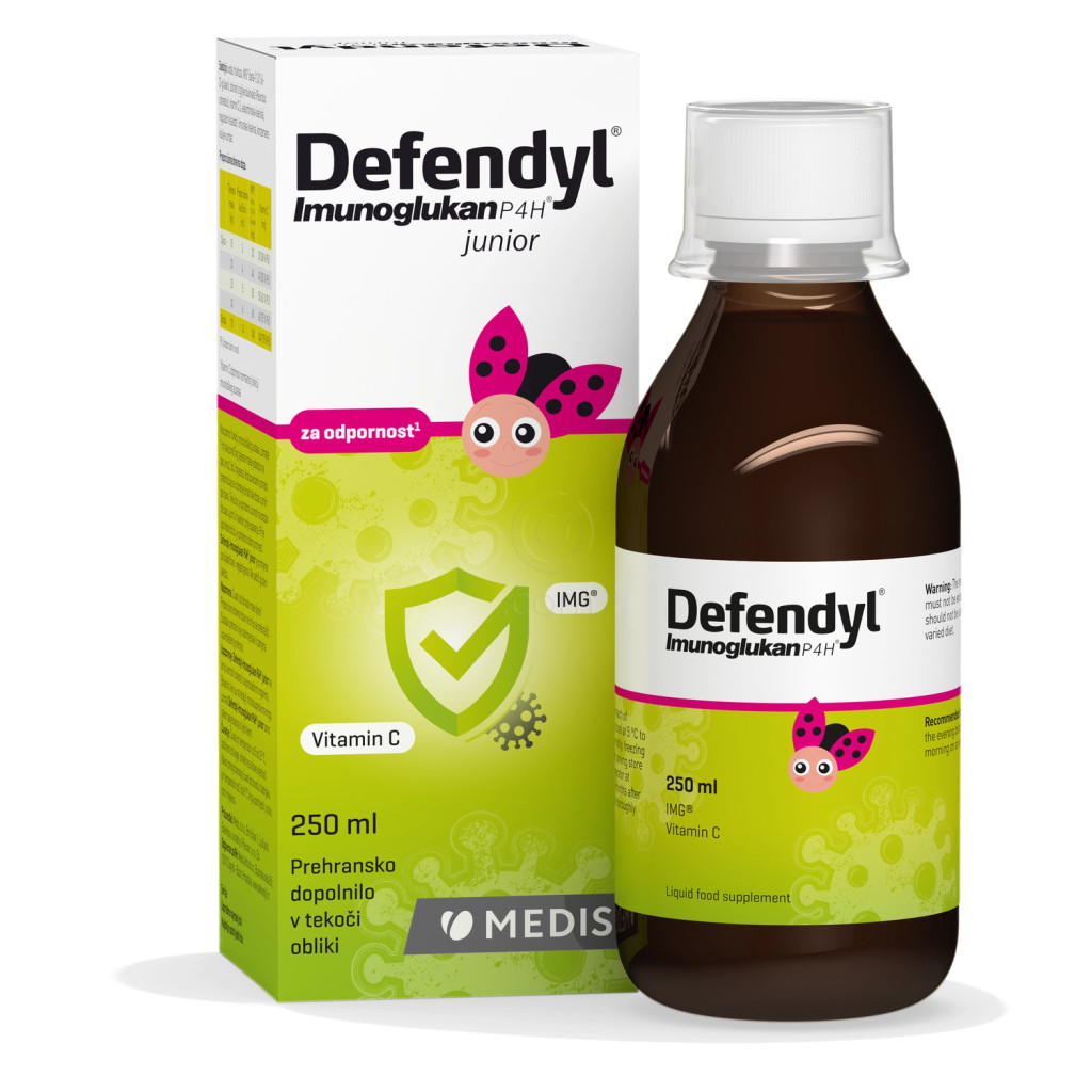Defendyl-Imunoglukan P4H junior, tekočina (250 ml)