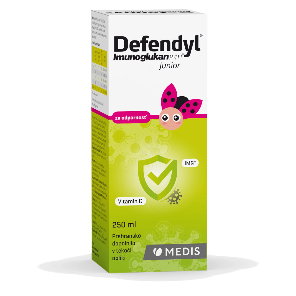 Defendyl-Imunoglukan P4H junior, tekočina (250 ml)