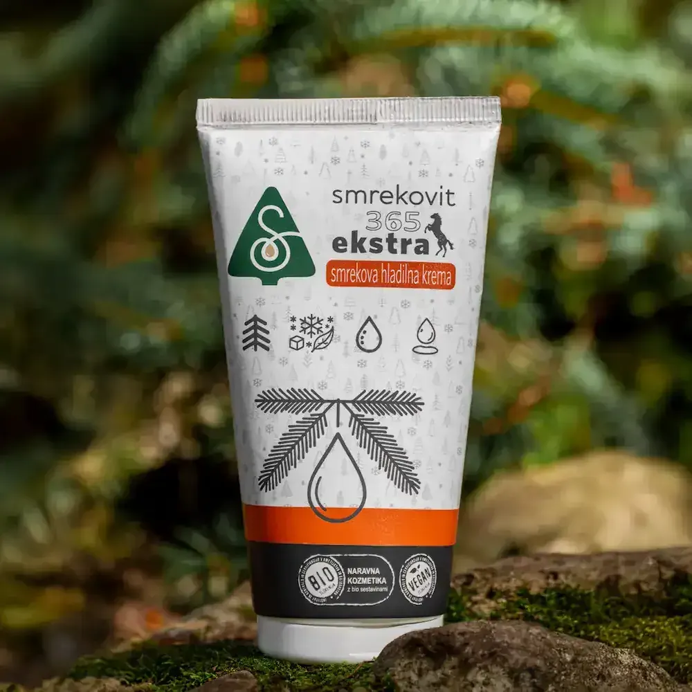 Smrekovit 365 Ekstra, smrekova hladilna krema - tuba (150 ml)