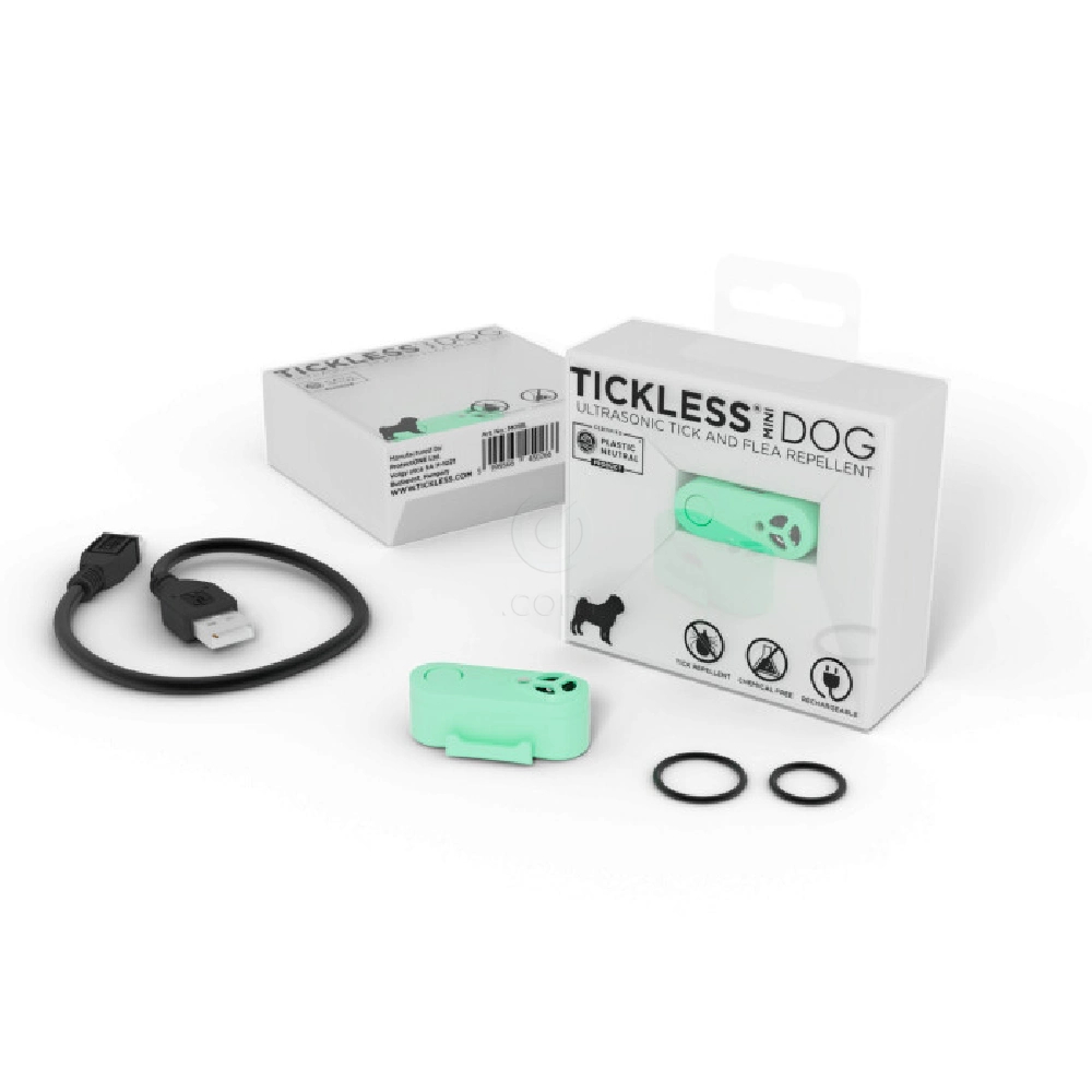 Tickless MINI, ultrazvočni odganjalec klopov in bolh za pse vseh velikosti in mačke - Mint (1 naprava)