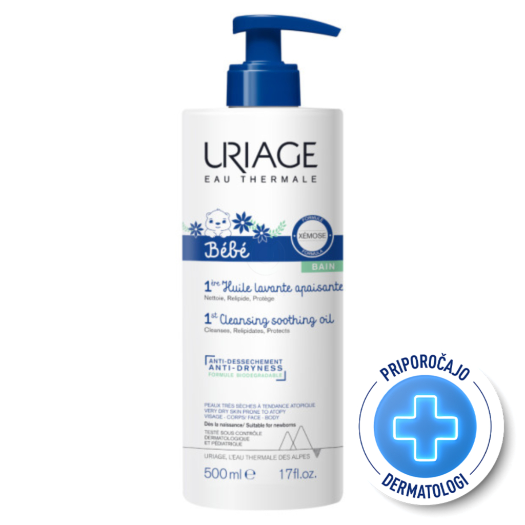 Uriage Bébé 1 er, prvo olje za umivanje (500 ml)