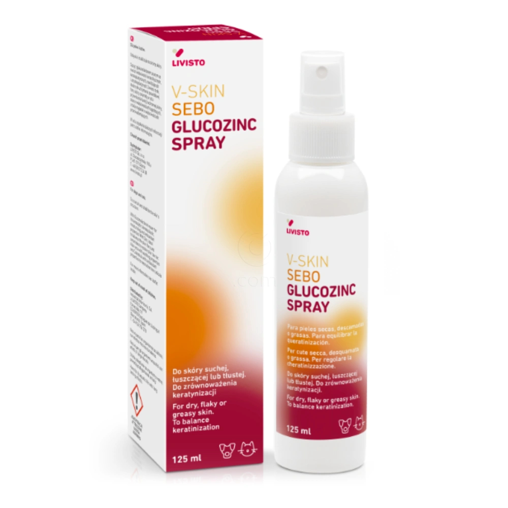 V-Skin Sebo Glucozinc, pršilo (125 ml)