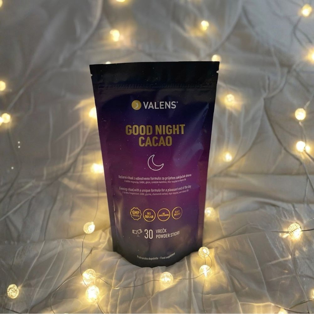 Valens Good Night Cacao, vrečke (30 vrečk)