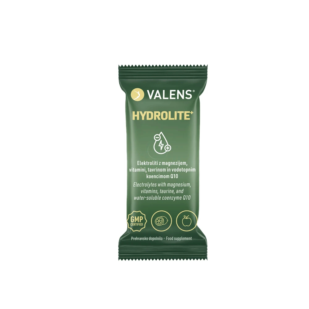 Valens Hydrolite+, prašek za pripravo napitka (20 vrečk)