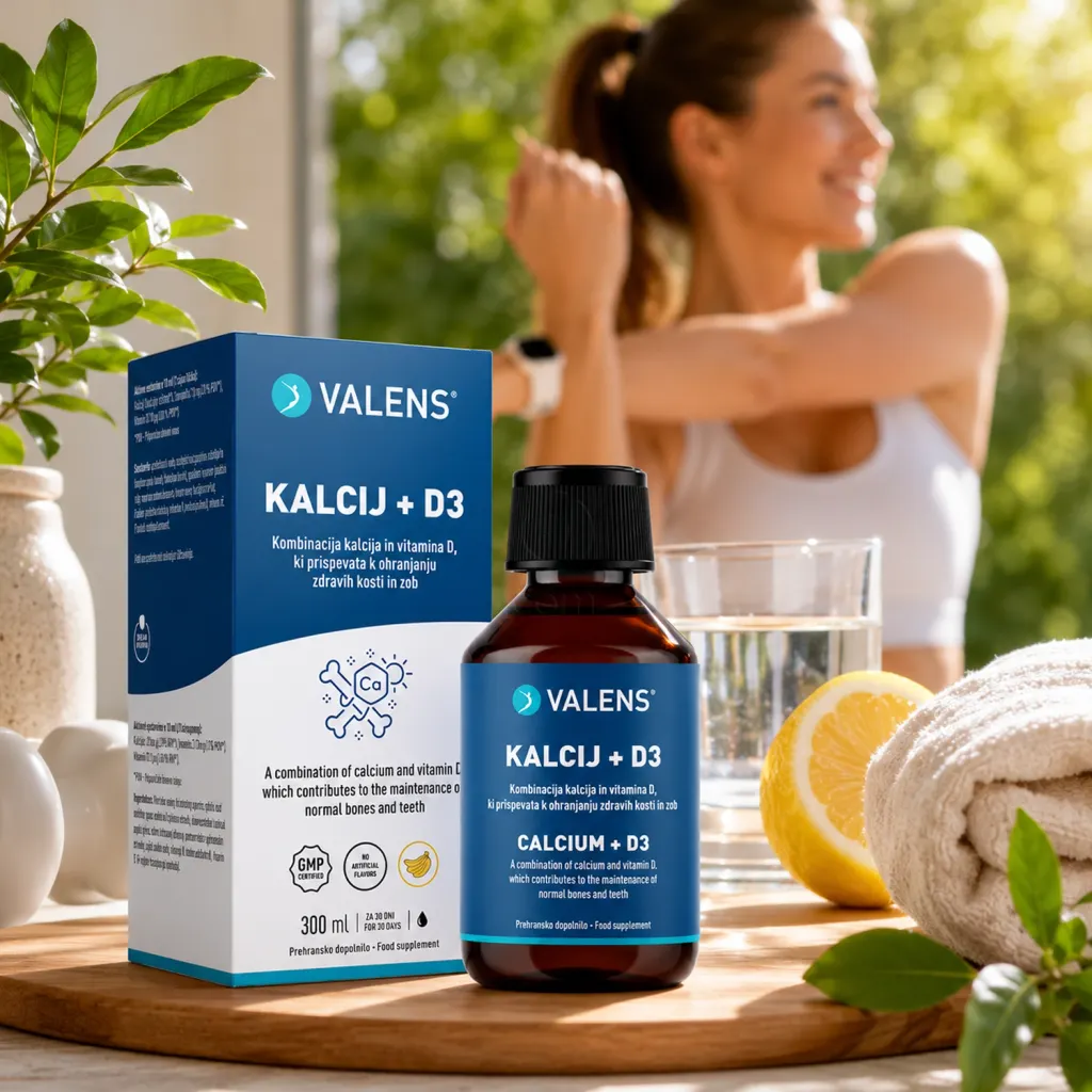 Valens Kalcij + D3, tekočina (300 ml)