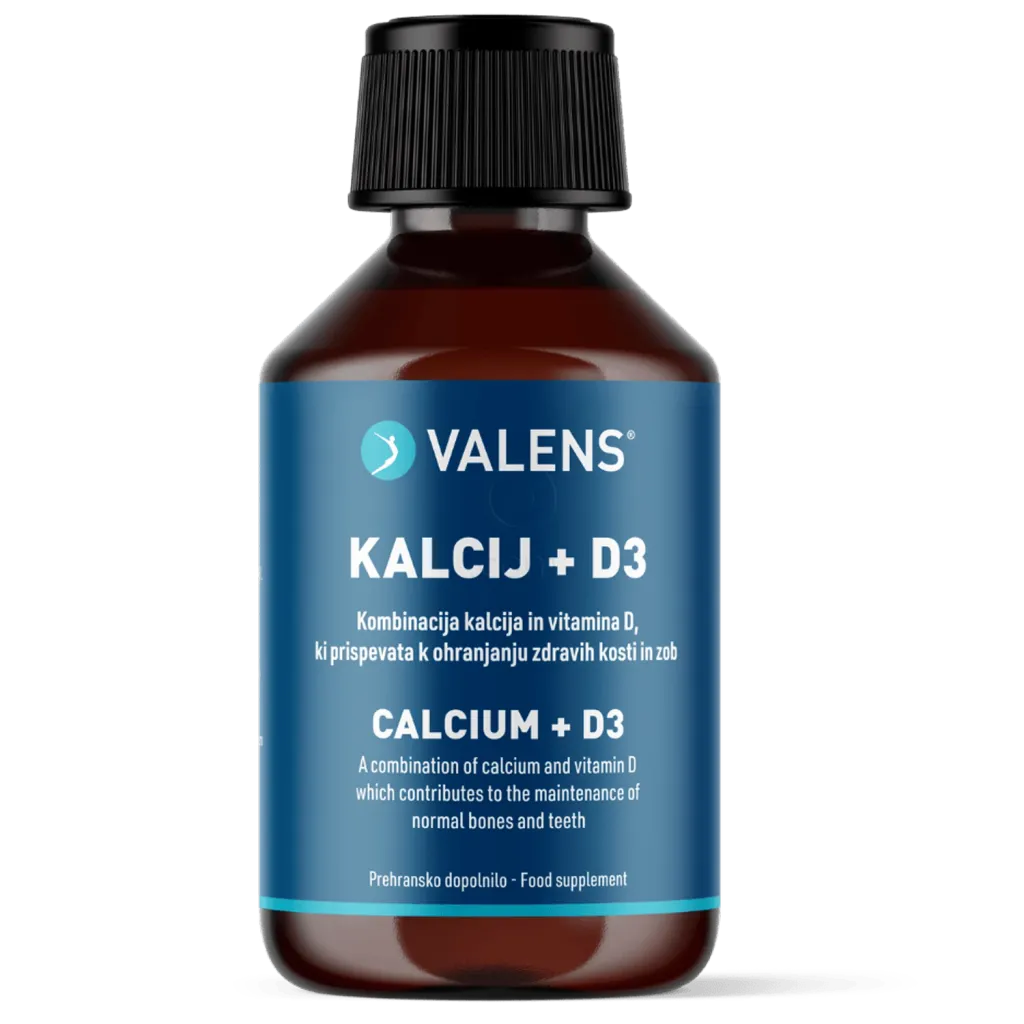 Valens Kalcij + D3, tekočina (300 ml)