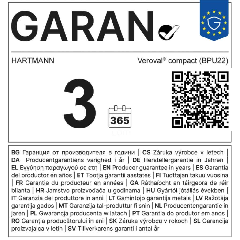 Veroval Compact, nadlahtni merilnik krvnega tlaka (1 aparat)