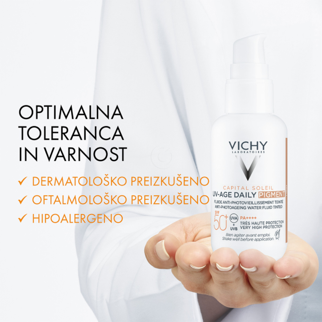 Vichy Capital Soleil UV-Age, tonirani fluid - ZF50+ (40 ml)