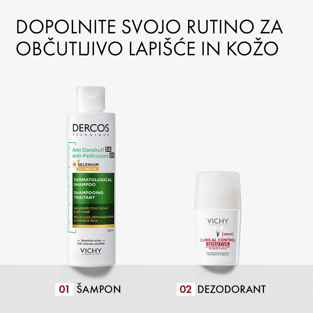 Vichy Clinical Control, antiperspirant za občutljivo kožo (50 ml)