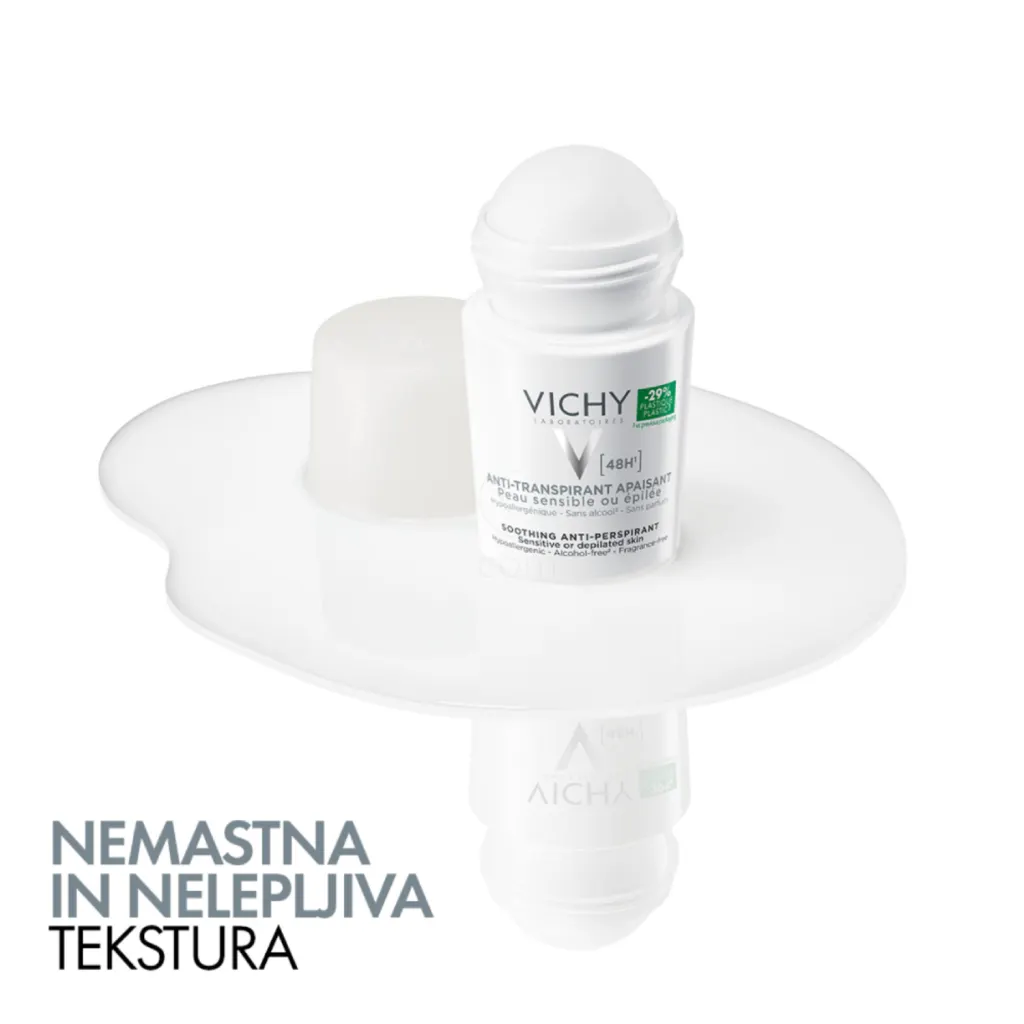 Vichy Deo, deodorant 48-urni antitranspirant za občutljivo in depilirano kožo (50 ml)