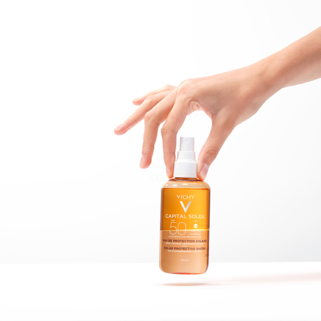 Vichy Capital Soleil, tonirana vodica za zaščito pred soncem - ZF30 (200 ml)