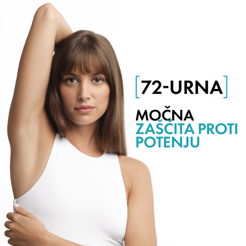 Vichy Invisible Resist 72h, detranspirant proti madežem in razdraženosti - roll-on (50 ml)