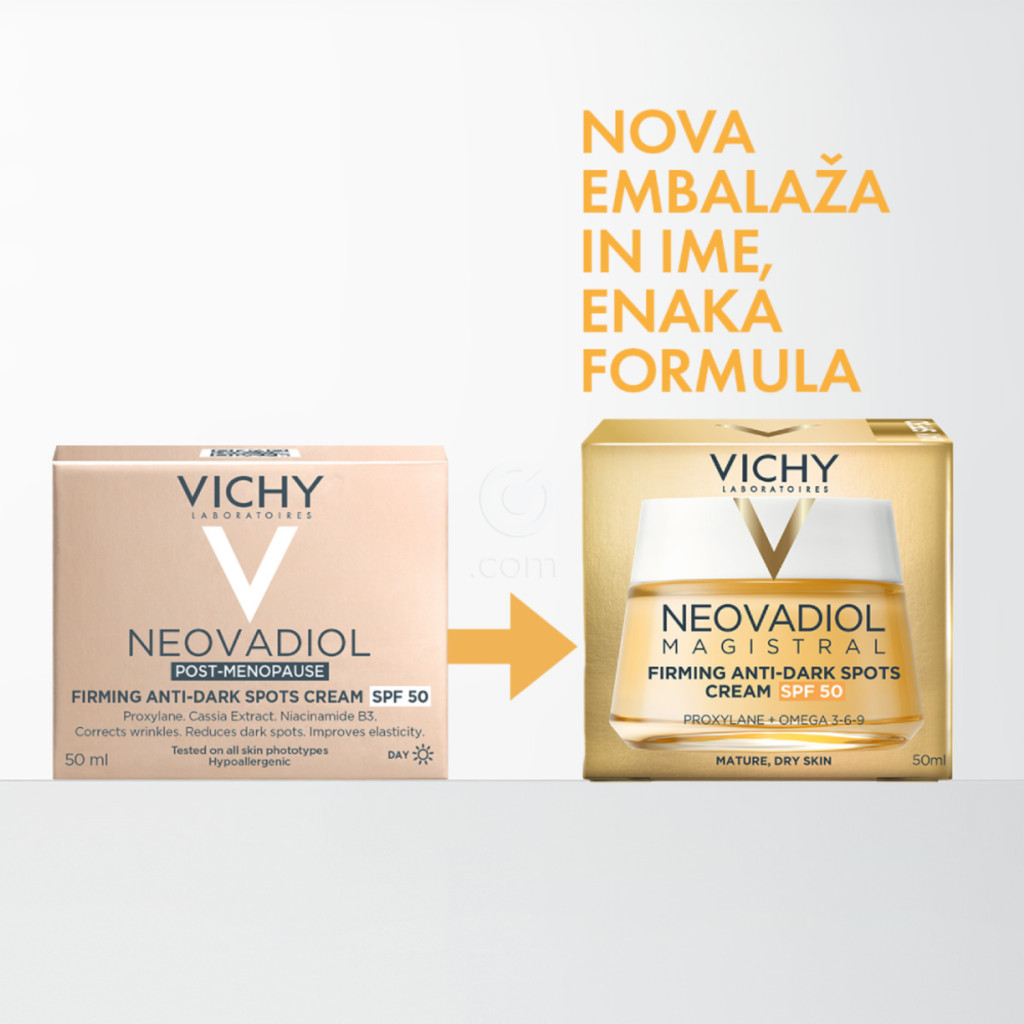 Vichy Neovadiol Magistral, krema za učvrstitev kože in odstranjevanje temnih madežev - ZF50 (50 ml)