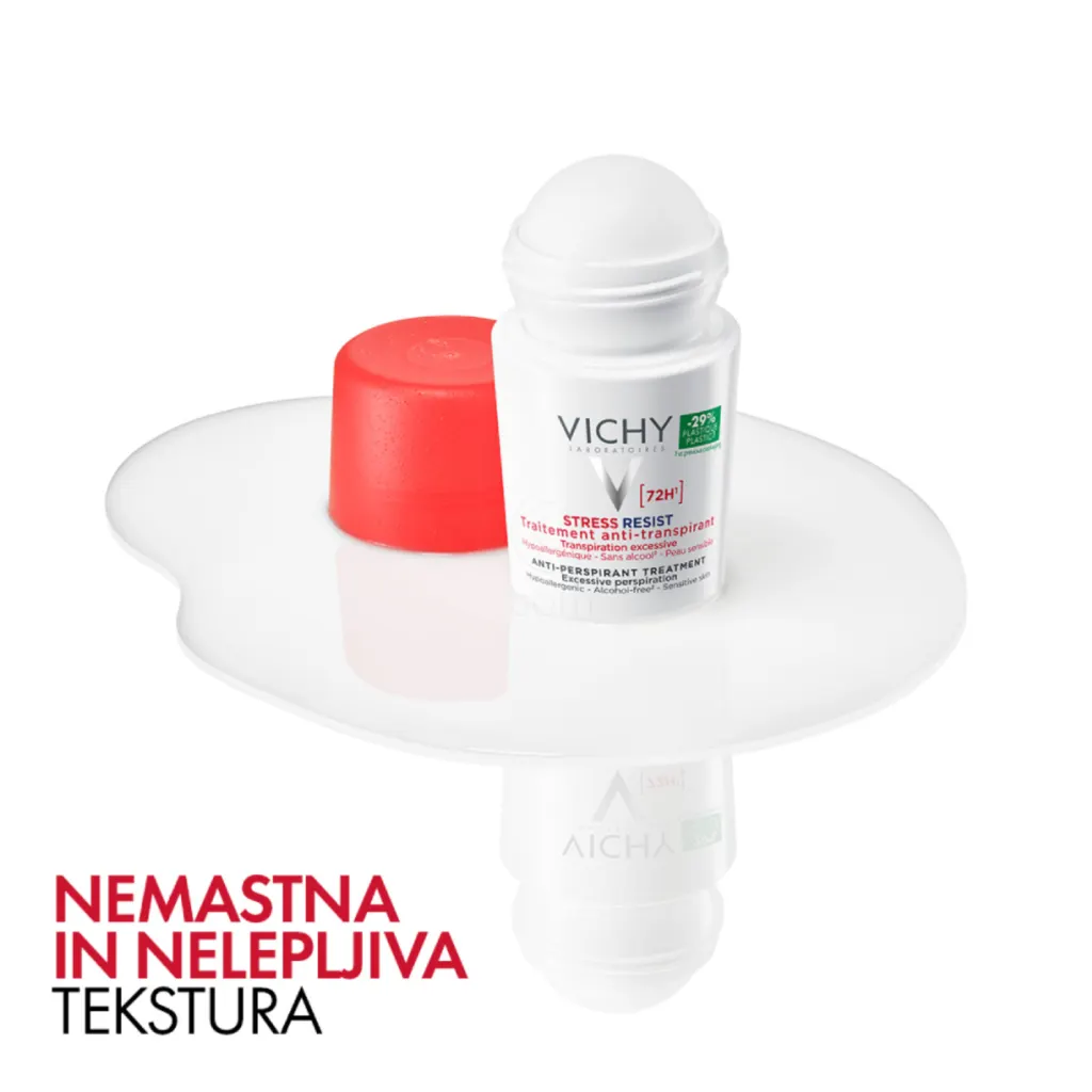 Vichy Deo Stress Resist, 72-urni intenzivni antitranspirant roll-on (50 ml)