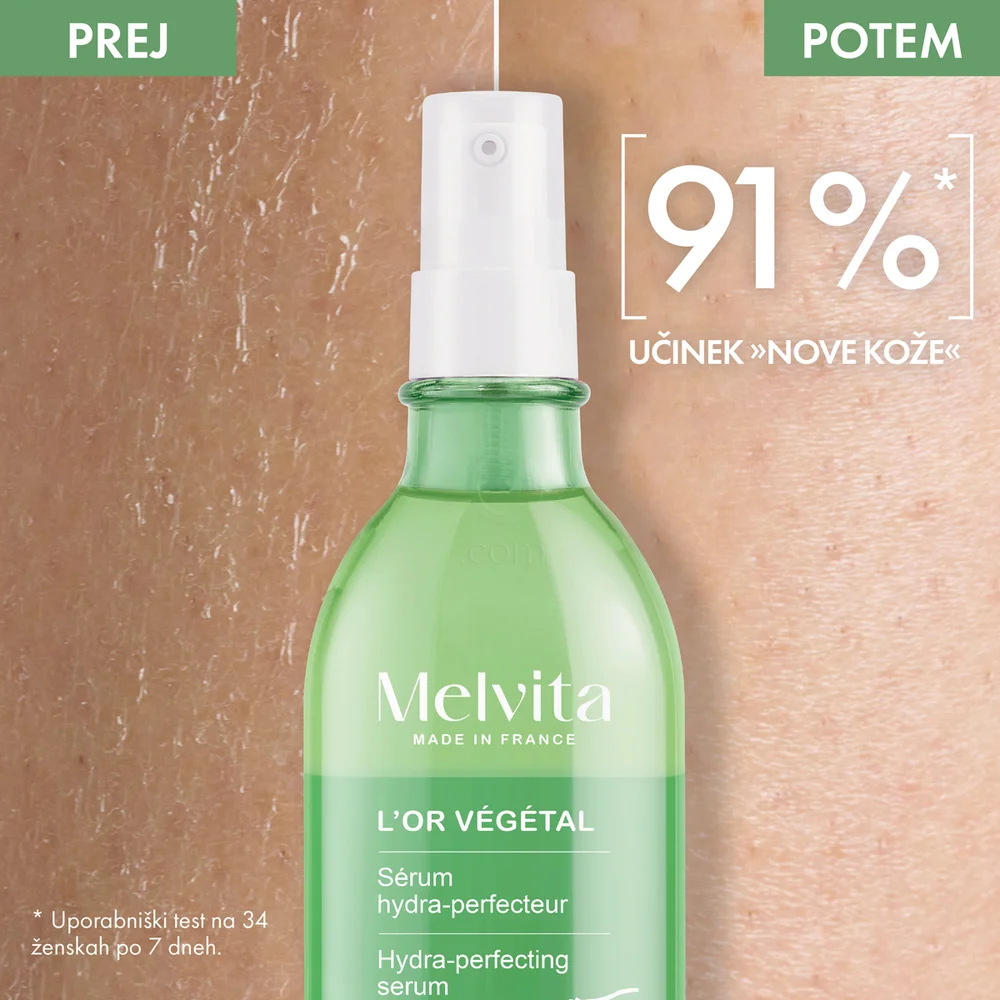 Melvita L'Or Vegetal, vlažilni serum za perfekcijo telesa (100 ml)