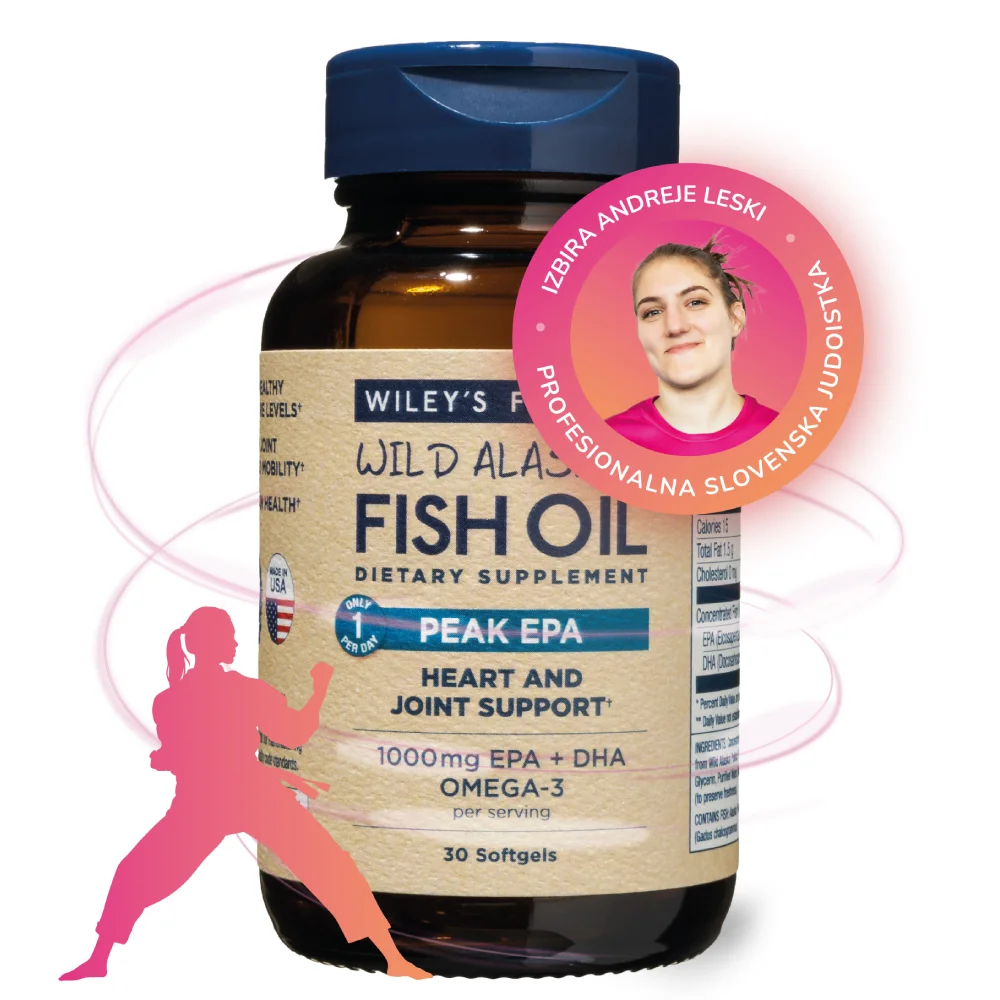 Wiley's Finest Peak EPA Wild Alaskan Fish Oil, kapsule (30 kapsul)