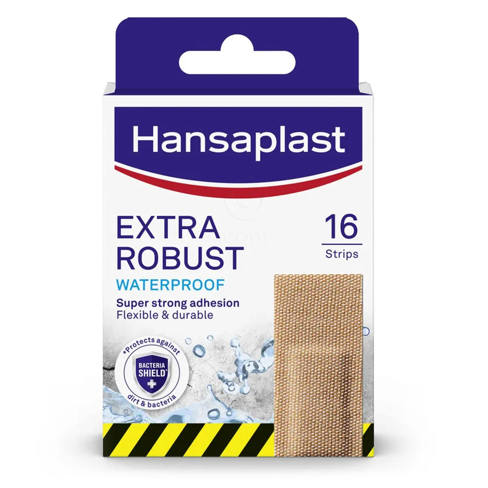 Hansaplast Extra Robust, vodoodporni obliži (16 obližev)