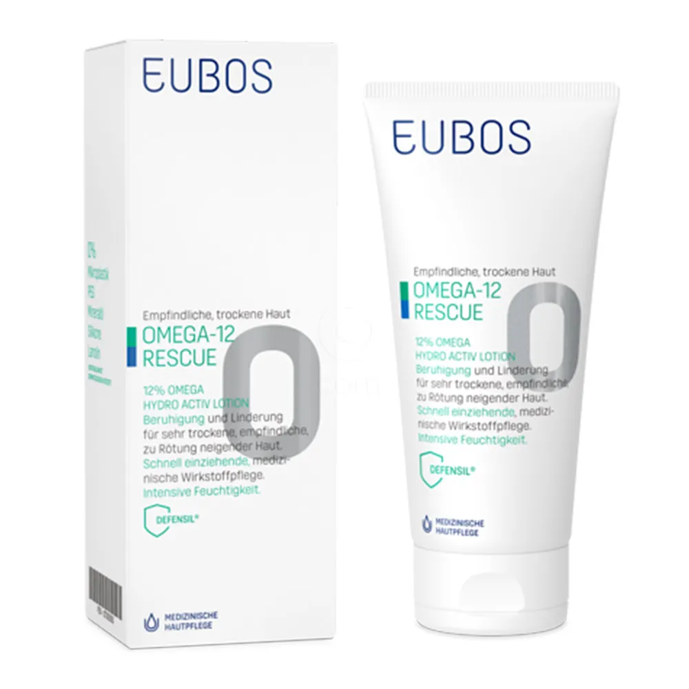 Eubos 12% Omega 3-6-9 Hydro Activ, pomirjujoč losjon za telo (200 ml)