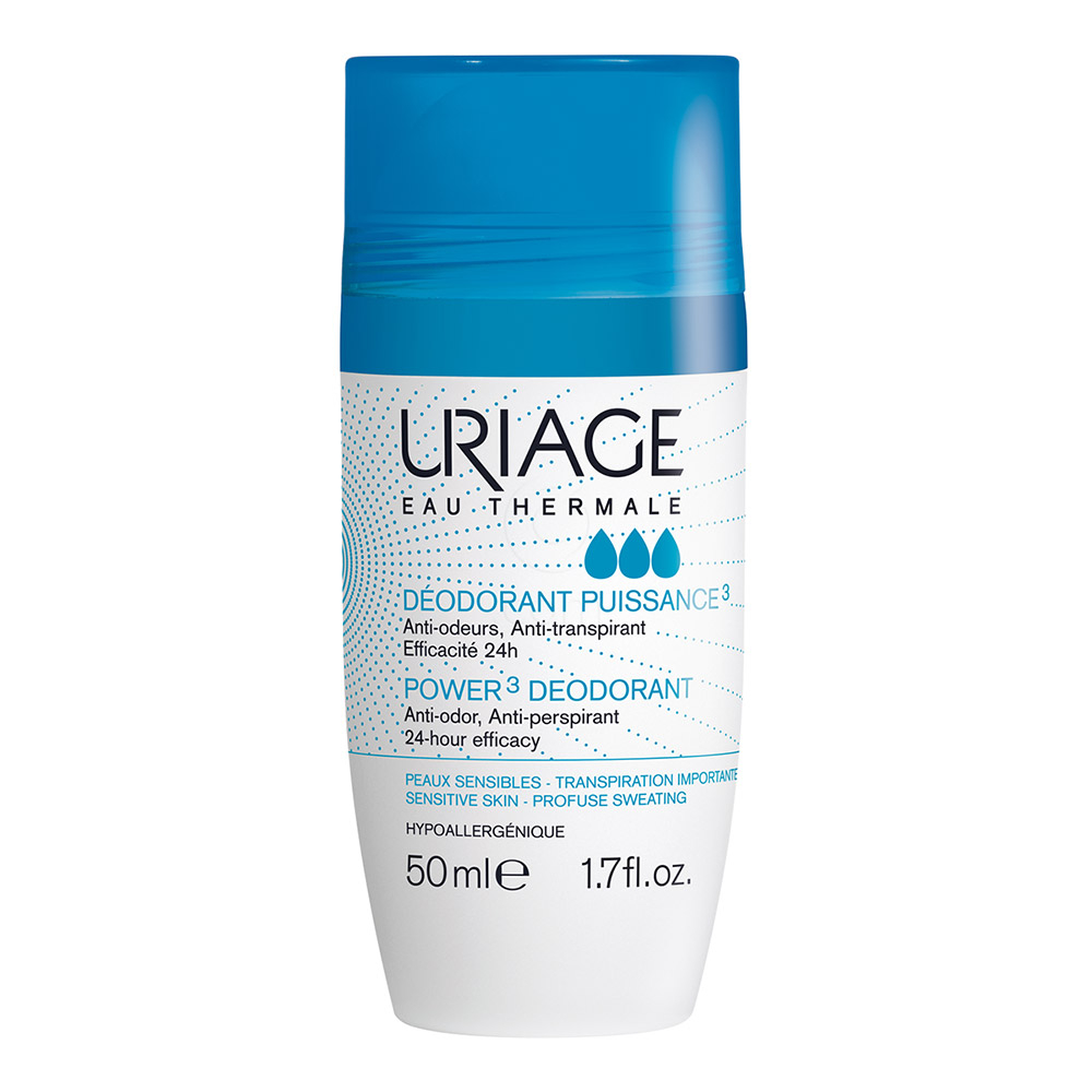 Uriage 3-activ, deodorant roll-on (50 ml)