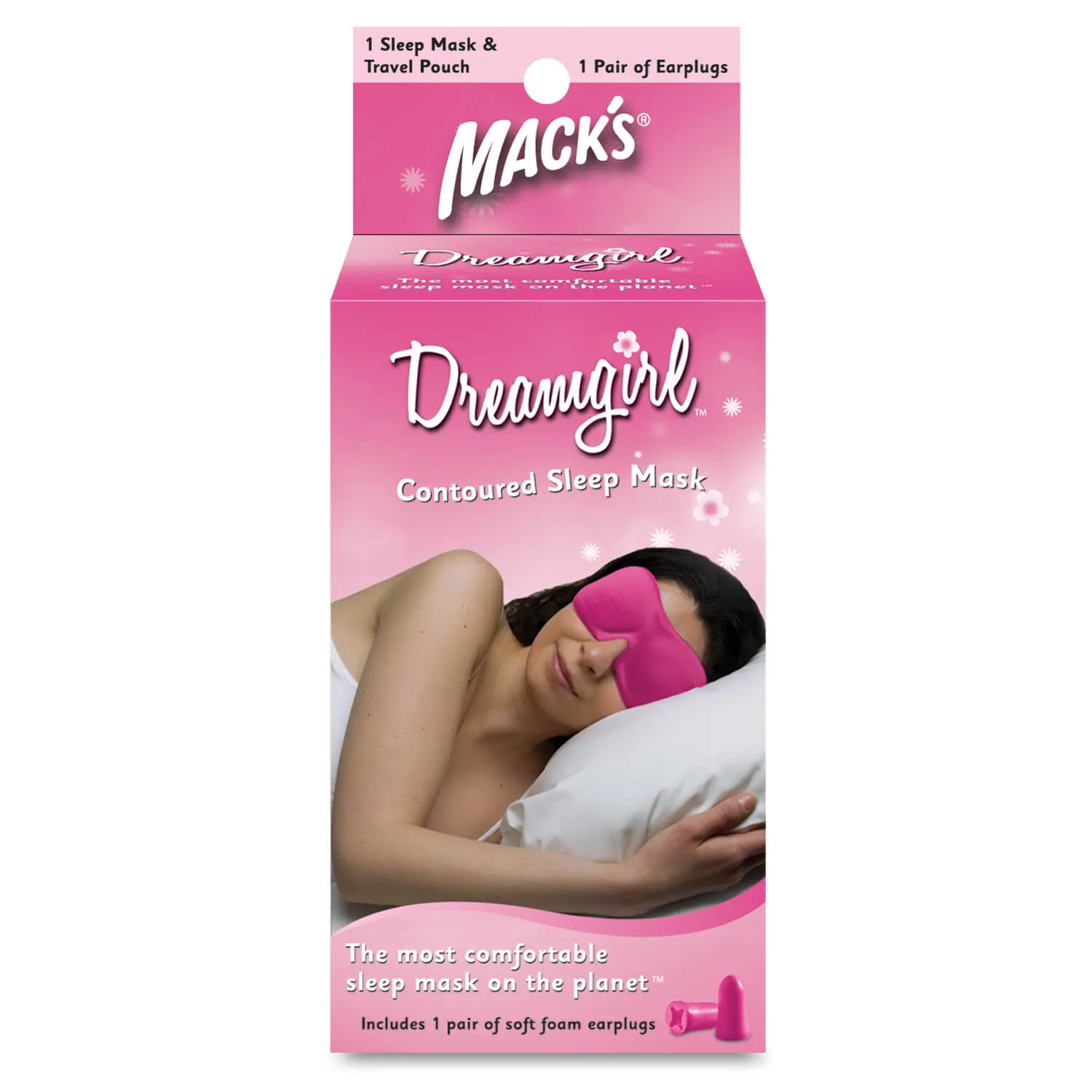 Mack's Dreamgirl, spalna maska in ušesni zamaški
