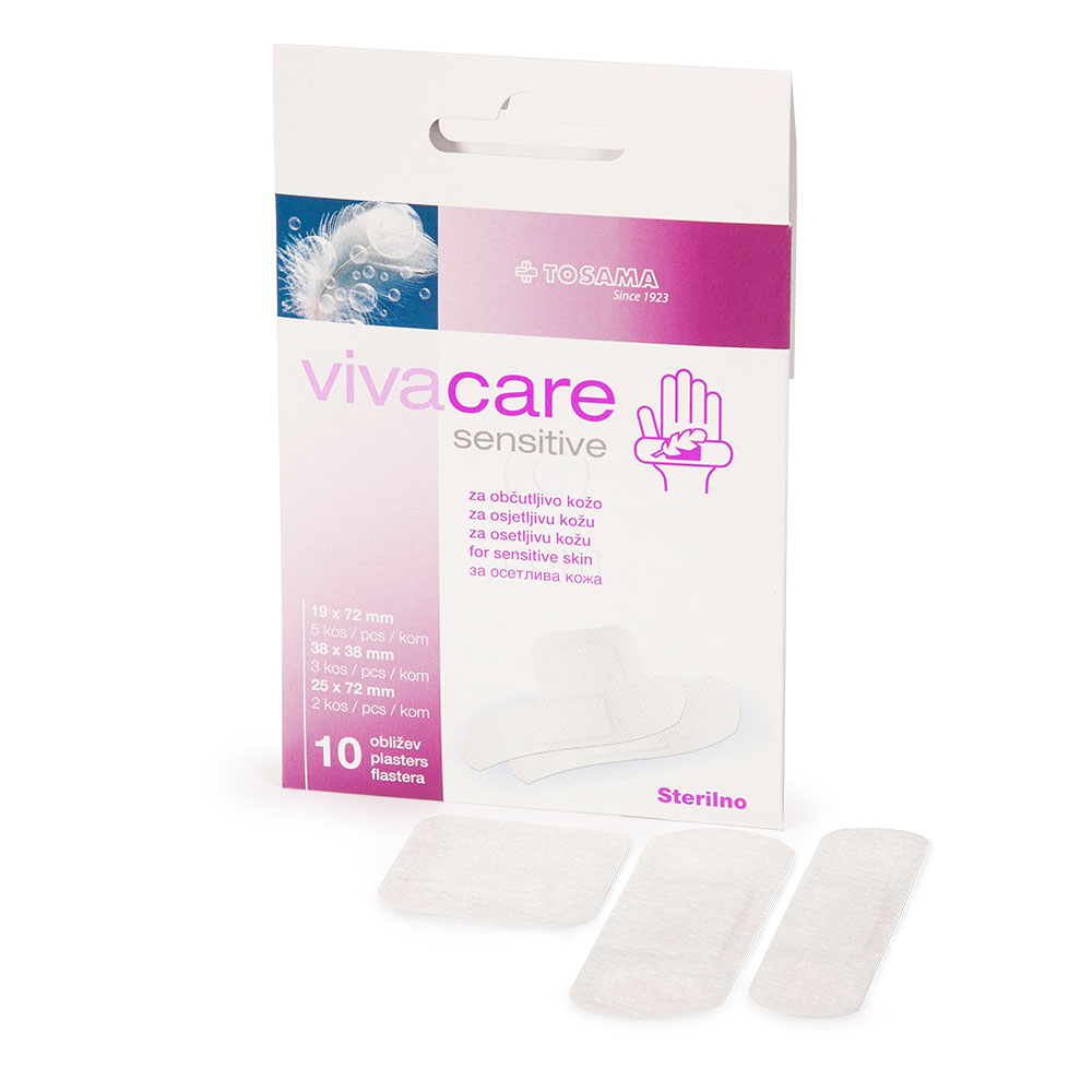 Vivacare Sensitive, 10 sterilnih obližev