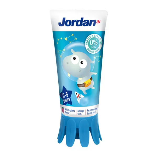 Jordan Kids, zobna pasta za otroke 0-5 let (1000 ppm F)