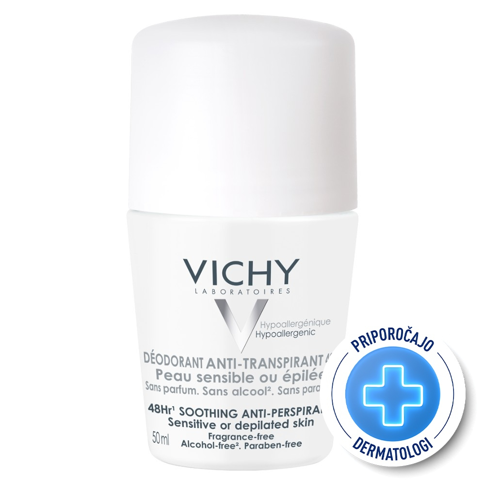 Vichy deodorant antitranspirant 48h, roll-on