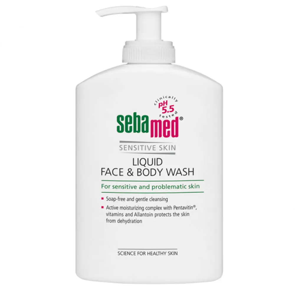 Sebamed, gel za umivanje obraza in telesa (300 ml)