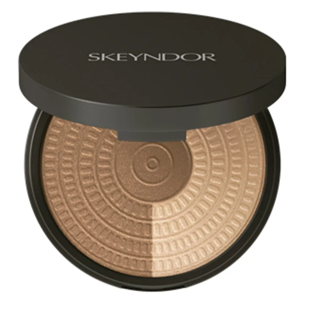 Skeyndor Highlight Power Duo, dvobarvni puder v kamnu (12,4 g)