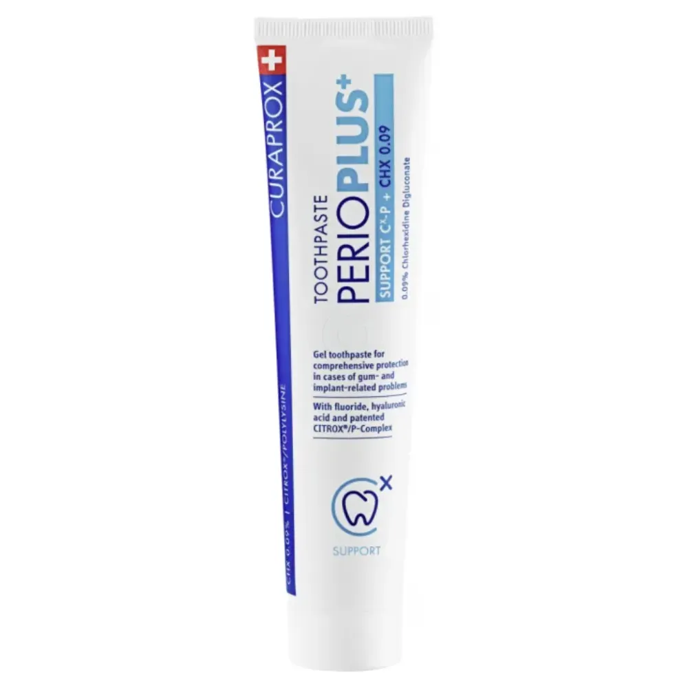 Curaprox Perio Plus+ Support, zobna pasta s klorheksidinom (75 ml)