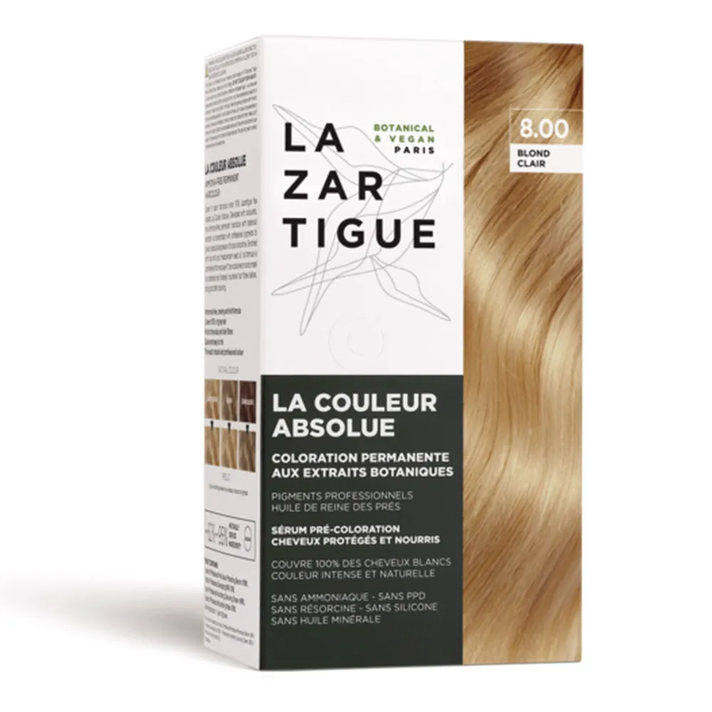 Lazartigue, veganska barva za lase - zelo svetlo blond 9.0 (1 komplet)