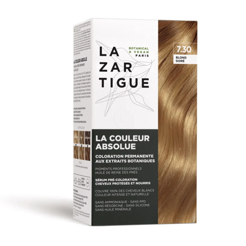 Lazartigue, veganska barva za lase - zelo svetlo blond 9.0 (1 komplet)
