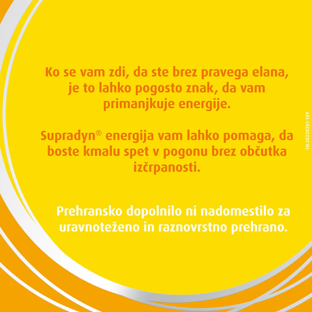 Supradyn Energija Q10, filmsko obložene tablete (30 tablet)