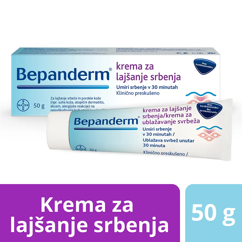 Bepanderm, krema proti srbečici - 50 g