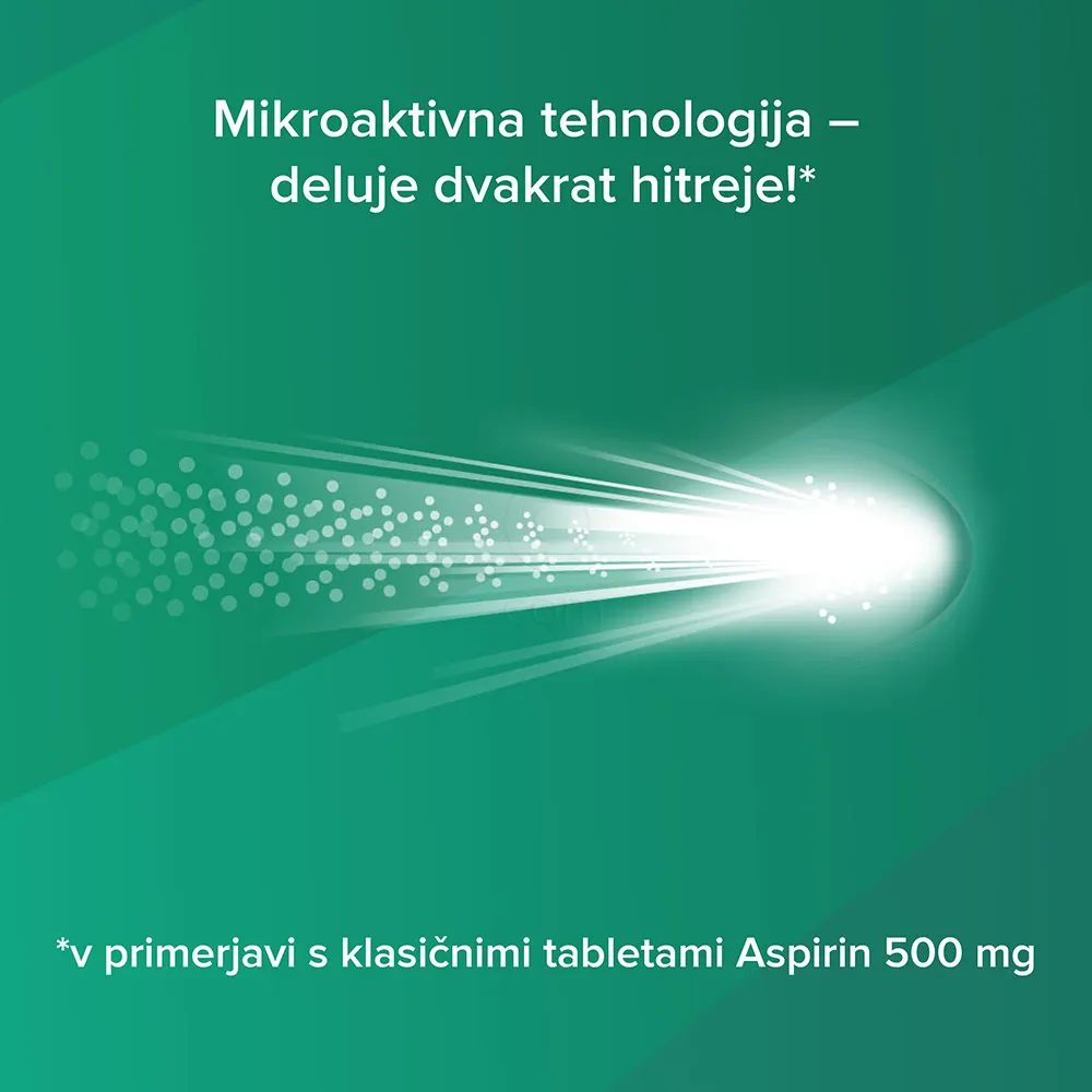 Aspirin 500 mg, obložene tablete (20 tablet)