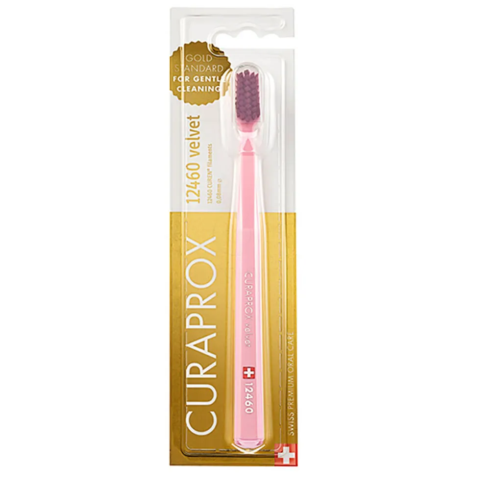 Curaprox CS 12460 Velvet, zobna ščetka s pokrovčkom (1 kos)
