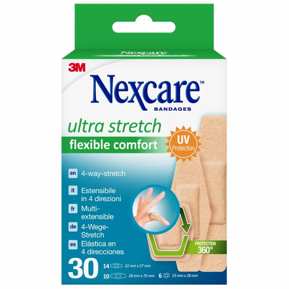 Nexcare Comfort 360, obliži (30 obližev)