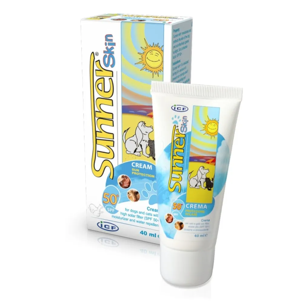 Sunner Skin, krema za zaščito pred soncem za pse in mačke - ZF 50+ (40 ml)
