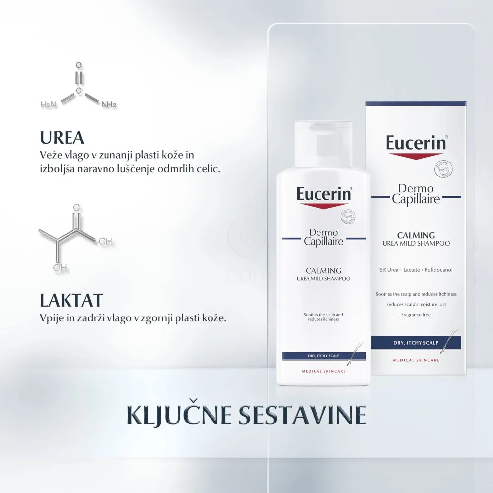 Eucerin DermoCapillaire 5% Urea, šampon (250 ml)