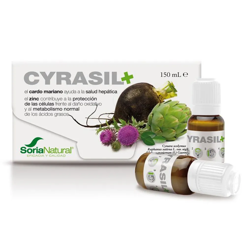 Cyrasil Plus Soria Natural, koncentrat s pegastim badljem - viale (15 x 10 ml)
