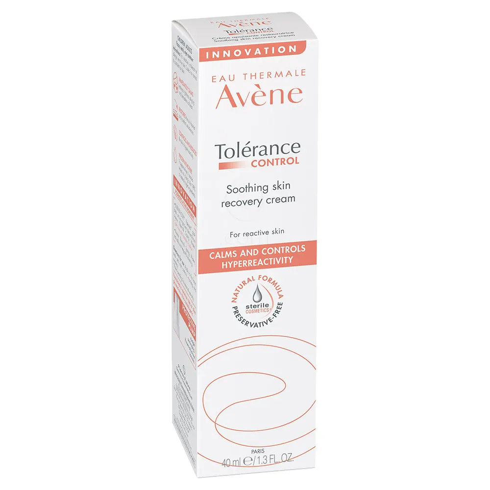 Avene Tolérance Control, pomirjujoča krema za obnovo kože (40 ml)