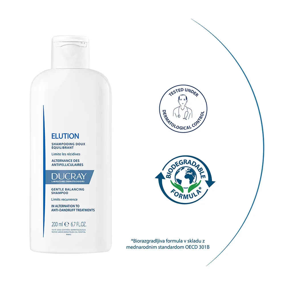 Ducray Elution, šampon (200 ml)