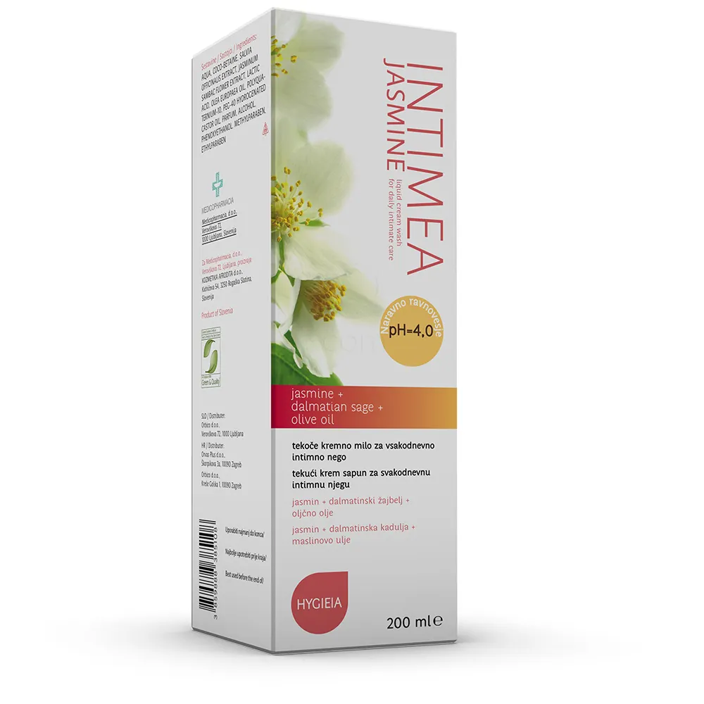 Intimea Jasmin, tekoče milo za vsakodnevno intimno nego (200 ml)